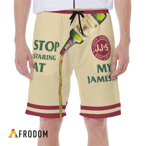 Stop Staring At My Jameson Whiskey Hawaiian Shorts Jameson Swim Afrodom