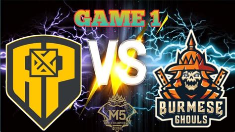 AP BREN VS BURMESE GHOULS GAME 1 GROUP STAGE M5 YouTube