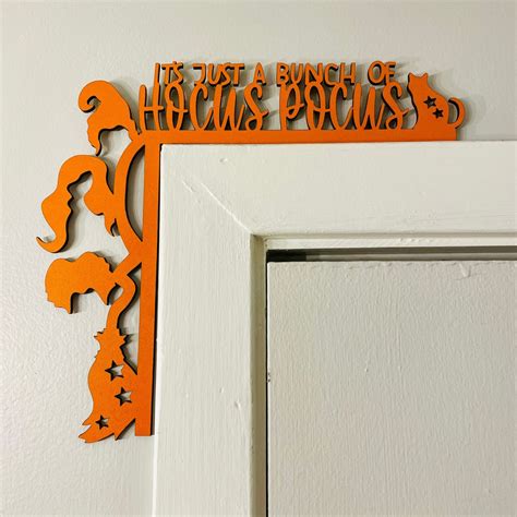 Hocus Pocus Door Trim Corner Decor Door Frame Window Frame Decor Sanderson Sisters Spooky Season