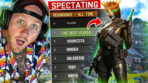 Spectating The Best Resurgence Player In Warzone New Mode Youtube