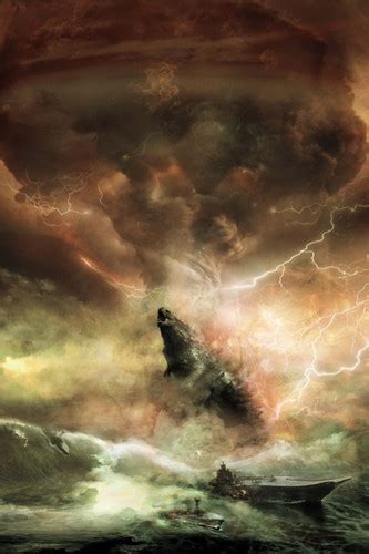 Godzilla Nuclear 24 X 36 Artofronin