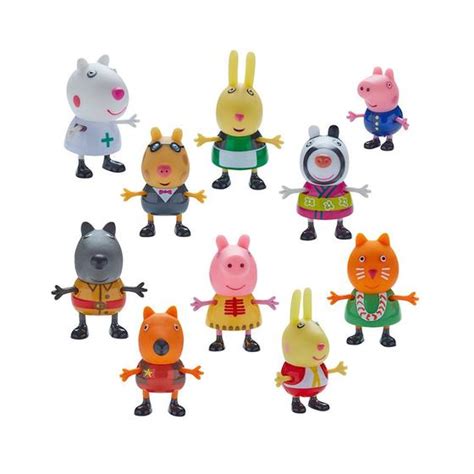 Conjunto De Mini Figuras Cm Peppa Pig Peppa Fantasias Dtc