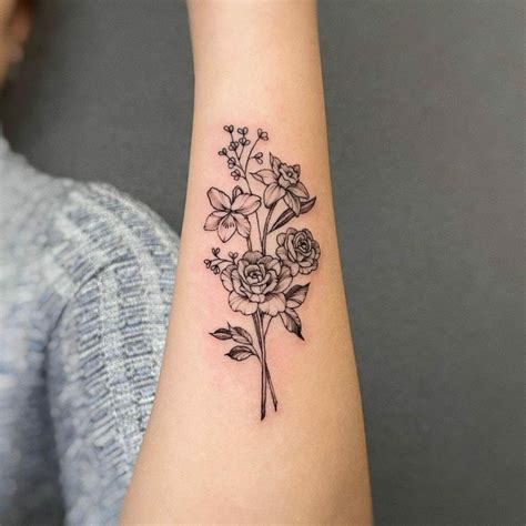 December Birth Flower Holly Tattoo | Best Flower Site