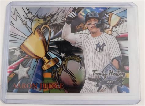 Topps Stadium Club Chrome Aaron Judge Trophy Hunters Rl Yankees