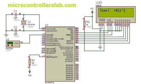 Digital Thermometer Using Pic Microcontroller And Mcp Artofit