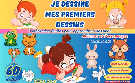 Amazon Fr Je Dessine Mes Premiers Dessins Animaux Et Personnages