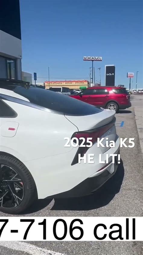 2025 Kia K5 Gt Line Glacial White Pearl W Red InteriorThe Debut