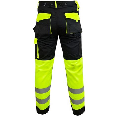 SPODNIE ROBOCZE ODBLASKOWE Hi Vis ADMIRAL 2L 54 ERLI Pl