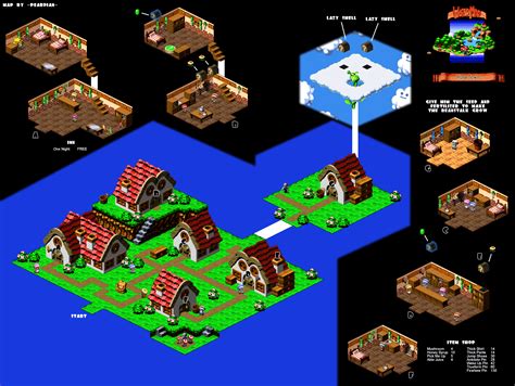 Super Mario RPG - Maps