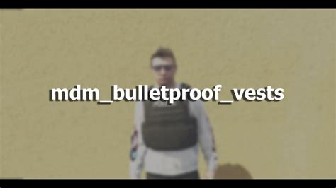 Mdmbulletproofvests Fivem Esx Free Open Source Youtube