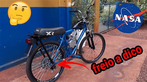 Como Colocar Freio A Disco Na Bike Motorizada YouTube