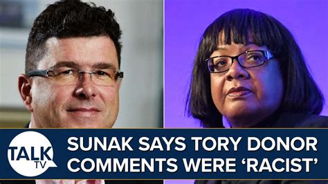 Tory Donor Scandal Prime Minister Confirms Comments As Racist Youtube