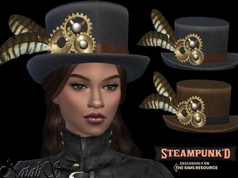 The Sims Resource Steampunked Top Hat Gears Steampunk Boots Top