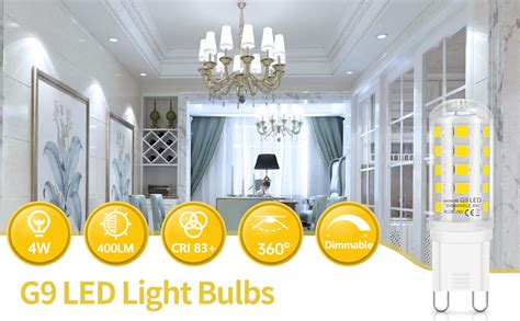 Wowatt G Led Bulbs Dimmable Cool White K Pack W G Led Light