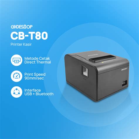 Printer Thermal 80mm Bluetooth Codeshop CBT 80 Toko Alat Kasir