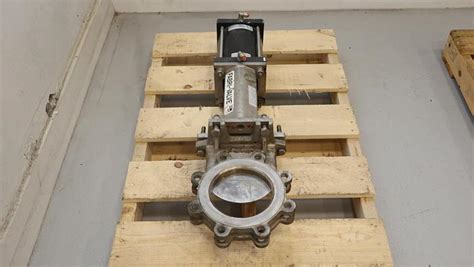 Used Fabri Valve Air Operated Knife Gate Valve For Sale At