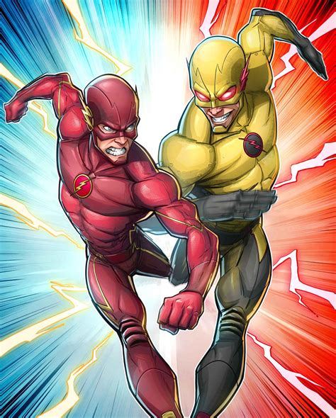 Flash vs reverse flash by MirkoAlviano on DeviantArt