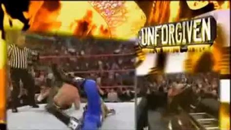 Edge Vs John Cena TLC Match Unforgiven 2006 WWE Championship