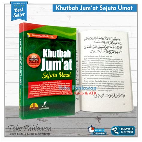 Jual Khutbah Jum At Sejuta Umat Berisi Kumpulan Khotbah Jumat Muhammad