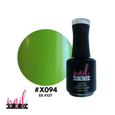 Nailoutlet Nail Pro Esmalte Permanente X Ex Verde Manzana