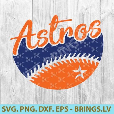 Houston Astros Star Logo Svg Mlb Svg Baseball Svg Cut Files For