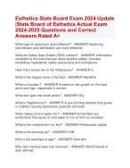 Esthetics State Board Exam 2024 Update State Board Of Esthetics Actual