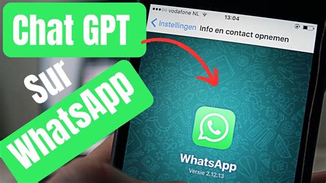 Avoir Chat GPT 2023 Sur WhatsApp Facilement YouTube