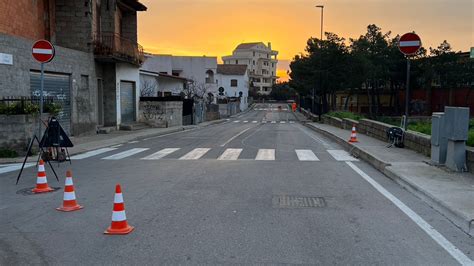 Olbia Lavori In Corso In Via Cimabue Per Il Senso Unico Di Marcia