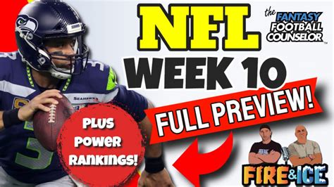 NFL Week 10 Power Rankings, Predictions and Preview 2020