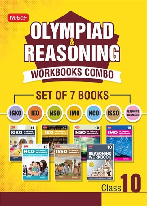 Class 10 Olympiad Workbook And Reasoning Book Combo For Nso Imo Ieo Nco Igko Isso At Rs 800 Set