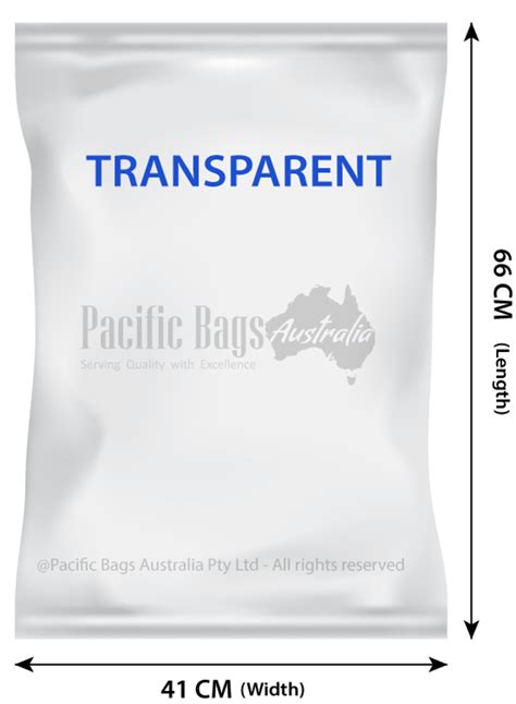 Woven Polypropylene Transparent Bags Cm X Cm Buy Online