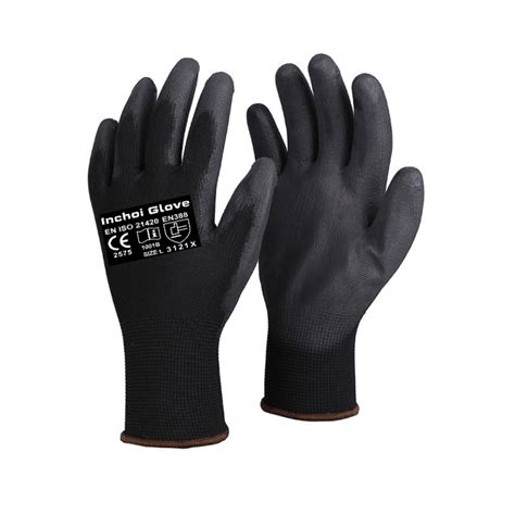 Pu Coated Gloves White Shanghai Inchoi Safety Products Co Ltd