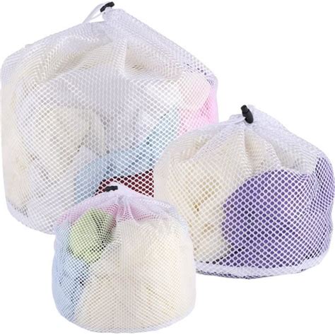 Lot De Filets Linge Tailles De Sacs Linge Avec Bloqueurs De