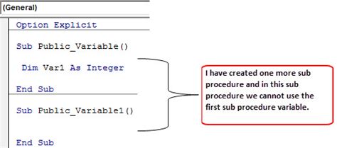 Vba Public Variables How To Declare Public Variables In Vba Examples