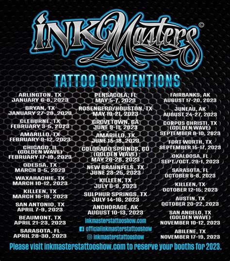 Ink Masters Tattoo Show Austin 2023 October 2023 United States Inkppl