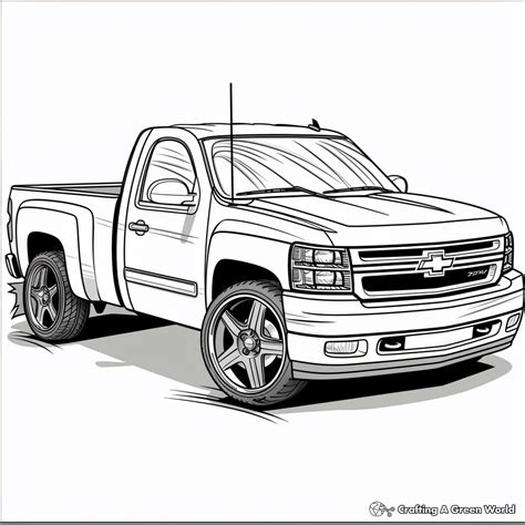 Chevy Truck Coloring Pages Free And Printable