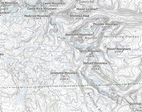 Beartooth Plateau Map Beartooth Map The Beartooths Beartooth Wall