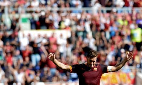 Wife hints at Totti retirement