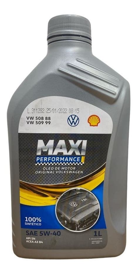 Oleo Motor W Shell Maxi Performance Vw Gs R