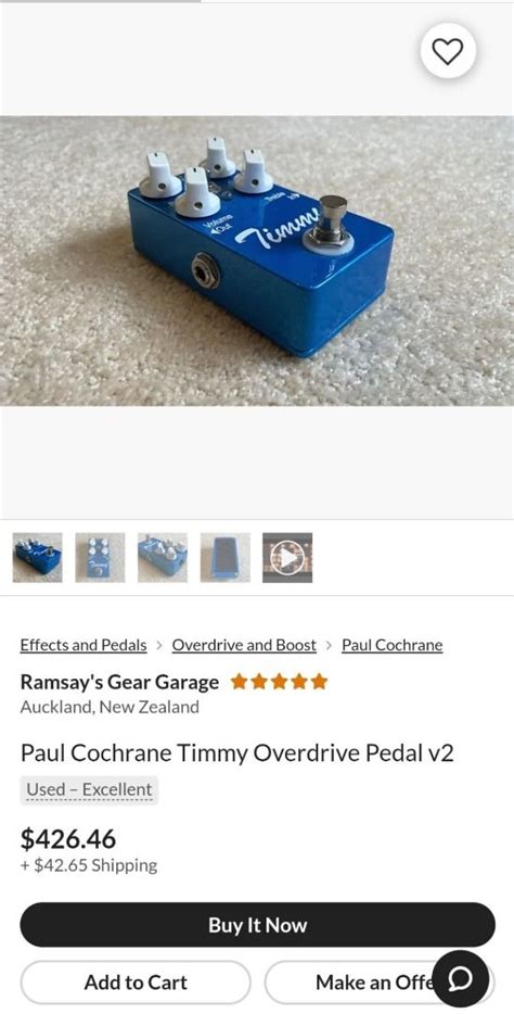 Timmy V Paul Cochrane Pedal Hobbies Toys Music Media Music