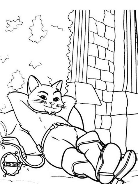 Puss In Boots Coloring Pages