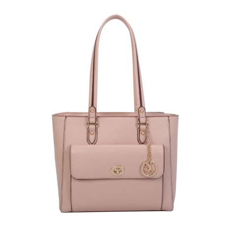 Bolsa Tote Bolso E Fecho Fellipe Krein Aw Nude Bege