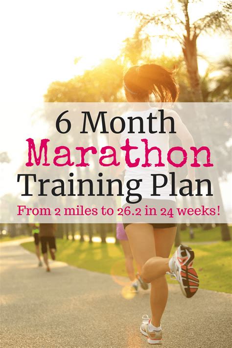 6 Month Marathon Training Plan Free Beginner Friendly Snacking In