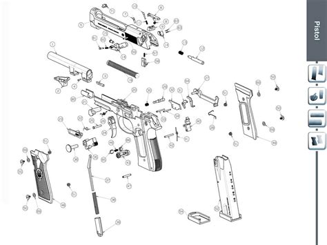 Exploring the Anatomy of Beretta 92fs: A Comprehensive Parts Diagram