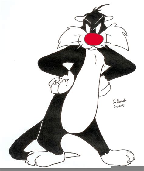 Sylvester Cat Spitting Free Images At Vector Clip Art