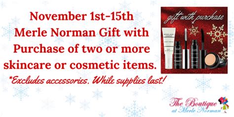 Merle Norman Cosmetics: Gift with Purchase - Richmond