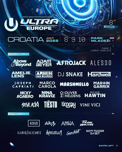 Ultra Music Festival Europe 2024 Lineup Tickets Schedule Map Live Stream Dates