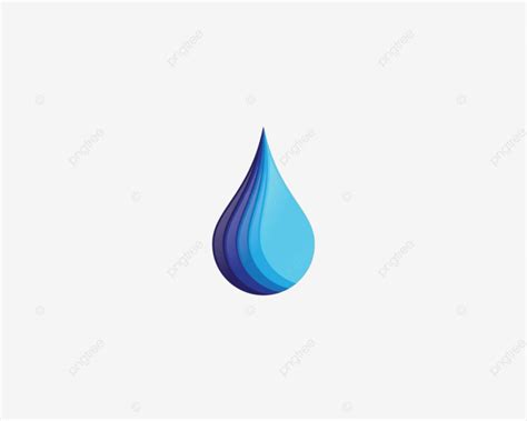 Water Drop Vector Icon Shape Water Drop Environment Vector Shape