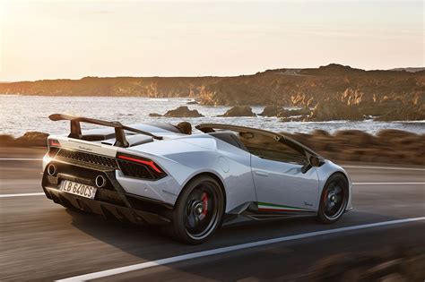 Lamborghini Huracan Performante Spyder Track Focused V10 Supercar Goes