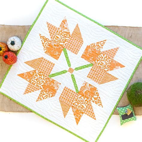 Make An Easy Maple Leaf Mini Quilt For Fall